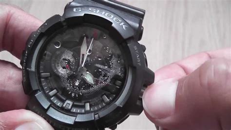 condensation inside watch face